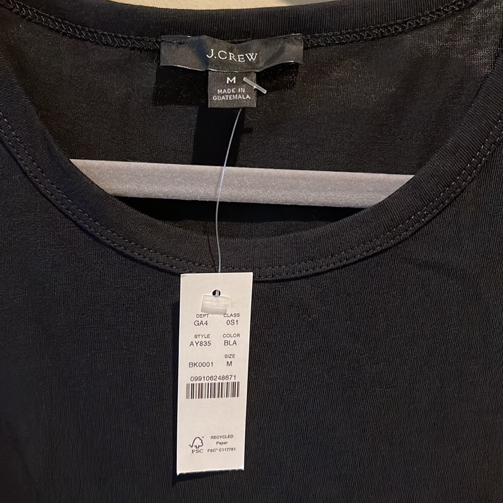 Nwt black Jcrew knit dress M - Picture 2 of 5